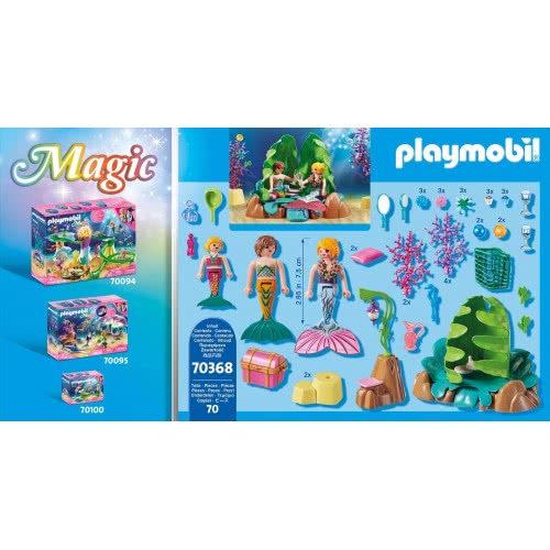 Playmobil Magic Coral Mermaid Lounge 70368 4008789703682