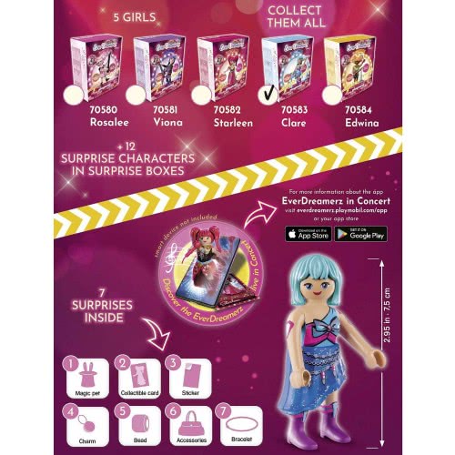 Playmobil Everdreamerz Clare - Μουσικός Κόσμος 70583 4008789705839