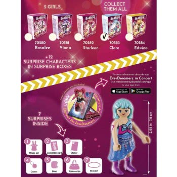 Playmobil Everdreamerz Clare - Μουσικός Κόσμος 70583 4008789705839