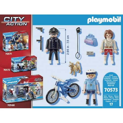 Playmobil Αστυνομικός Με Ποδήλατο Και Πορτοφολάς 70573 4008789705730