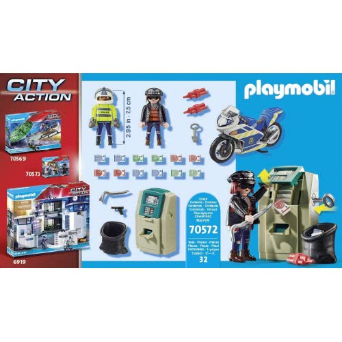 Playmobil Police Bank Robber Chase 70572 4008789705723