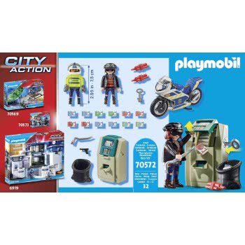 Playmobil Διάρρηξη Στο ΑΤΜ 70572 4008789705723
