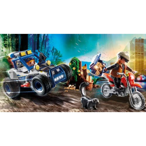 Playmobil Police Off-Road Car With Jewel Thief 70570 4008789705709