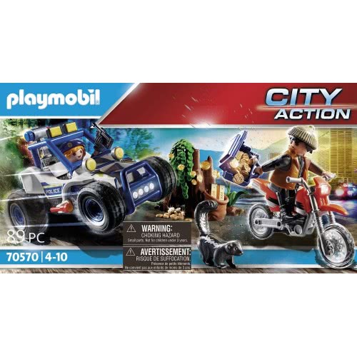 Playmobil Police Off-Road Car With Jewel Thief 70570 4008789705709