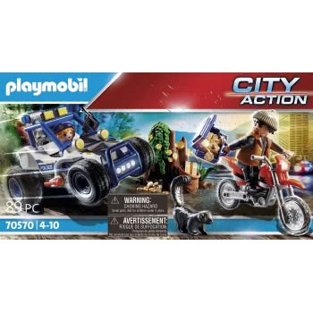 Playmobil Police Off-Road Car With Jewel Thief 70570 4008789705709