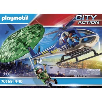 Playmobil City Action Police Parachute Search 70569 4008789705693