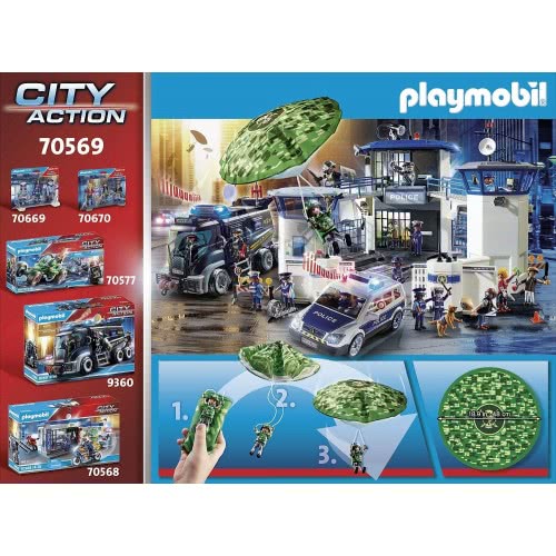 Playmobil City Action Police Parachute Search 70569 4008789705693