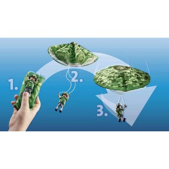 Playmobil City Action Police Parachute Search 70569 4008789705693