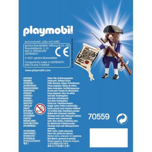 Playmobil Soldat Royal – Figurine Collection Avec Fusil, Baïonnette Et Parchemin – Dès 4 Ans