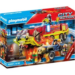 Playmobil Fire Engine With Truck 70557 4008789705570