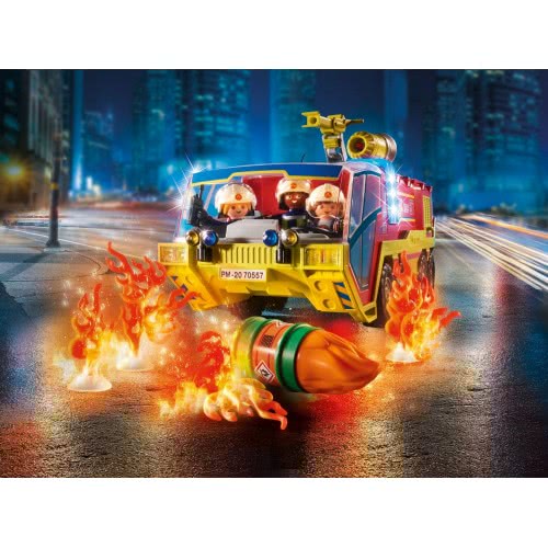 Playmobil Fire Engine With Truck 70557 4008789705570