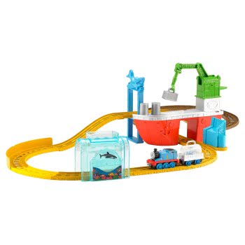 Mattel Τόμας Το Τρενάκι Σετ - Περιπέτεια Στο Ενυδρείο BMF08 746775379223
