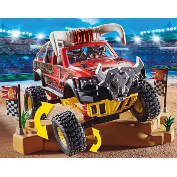 Playmobil Stunt Show Bull Monster Truck Κόκκινος Ταύρος 70549 4008789705495