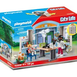 Playmobil Play Box Κτηνιατρείο 70309 4008789703095