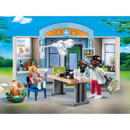 Playmobil Vet Clinic Play Box 70309 4008789703095