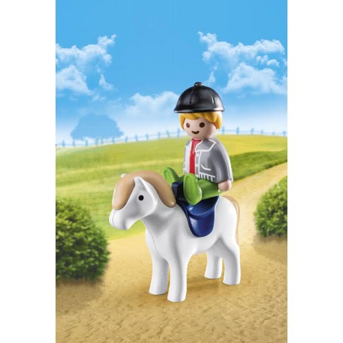 Playmobil 1.2.3 Boy With Pony 70410 4008789704108