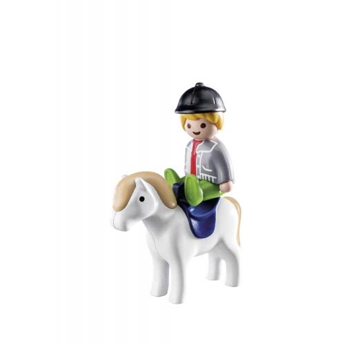 Playmobil 1.2.3 Αγοράκι Με Πόνι 70410 4008789704108
