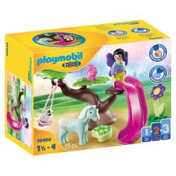 Playmobil 1.2.3 Νεραϊδούλα Και Ζωάκια Στην Παιδική Χαρά 70400 4008789704009