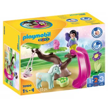Playmobil 1.2.3 Νεραϊδούλα Και Ζωάκια Στην Παιδική Χαρά 70400 4008789704009