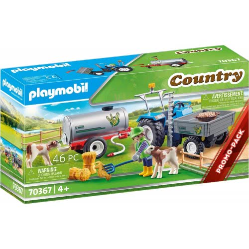 Playmobil Loading Tractor With Water Tank 70367 4008789703675