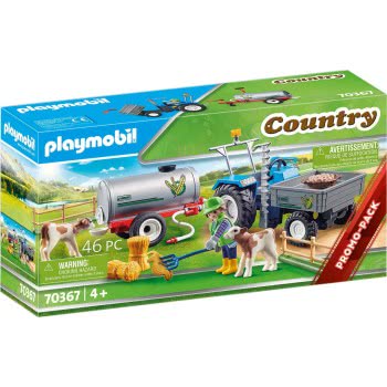 Playmobil Μεγάλο Τρακτέρ Με Βυτίο Νερού 70367 4008789703675