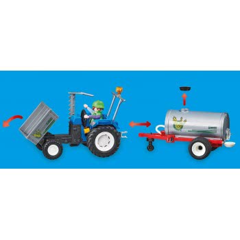 Playmobil Μεγάλο Τρακτέρ Με Βυτίο Νερού 70367 4008789703675