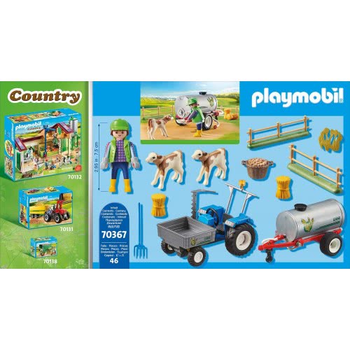 Playmobil Loading Tractor With Water Tank 70367 4008789703675