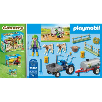 Playmobil Loading Tractor With Water Tank 70367 4008789703675