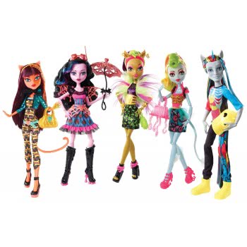 Mattel Monster High Πείραμα - Κούκλες 4 Σχέδια CBP34 887961012002