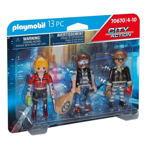 Playmobil City Action Thief Figure Set 70670 4008789706706