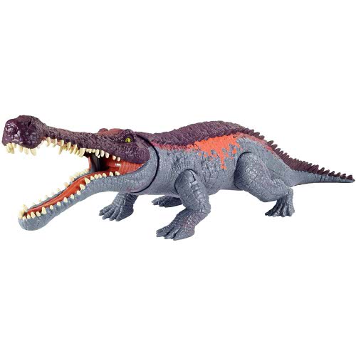 Mattel Jurassic World Δεινόσαυροι Με Κινούμενα Μέλη Και Λειτουργία Επίθεσης - Sarcosuchus GJP32 / GVG68 887961925562
