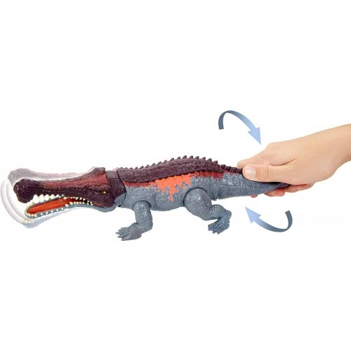Mattel Jurassic World Δεινόσαυροι Με Κινούμενα Μέλη Και Λειτουργία Επίθεσης - Sarcosuchus GJP32 / GVG68 887961925562