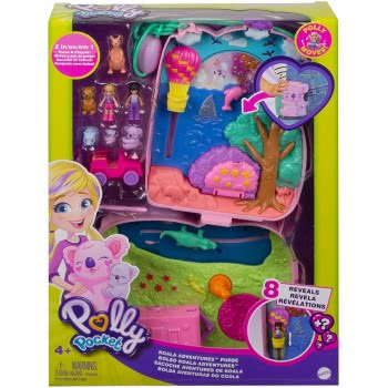 Mattel Polly Pocket Koala Adventures Wearable Purse Τρέντι Τσαντάκι Κοάλα GKJ63 / GXC95 887961953893