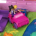 Mattel Polly Pocket Koala Adventures Wearable Purse Compact With Micro Polly Doll Friend Doll, 8 Outdoor-Related Features, 5 Ani