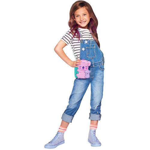 Mattel Polly Pocket Koala Adventures Wearable Purse Compact With Micro Polly Doll Friend Doll, 8 Outdoor-Related Features, 5 Ani
