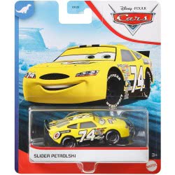 Mattel Cars Movie Diecast Character Vehicles! Side Wall Shine Slider Petrolski DXV29 / GKB55 887961821840
