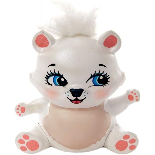 Mattel Enchantimals Family Toy Set, Pristina Polar Bear Small Doll (6-In) With 3 Animal Figures GJX43 / GJX47 887961819939