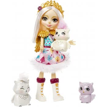 Mattel Enchantimals Odele Owl Κούκλα Και Ζωάκια Φιλαράκια GJX43 / GJX46 887961819922
