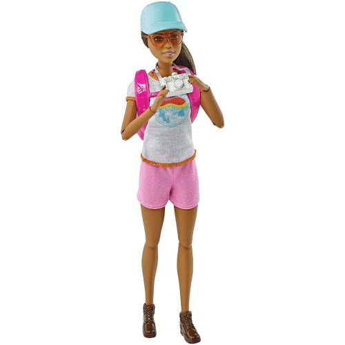 Mattel Barbie Wellness - Ημέρα Ομορφιάς Hiking Doll Μελαχρινή Κούκλα Με Κουταβάκι Και 9 Αξεσουάρ GKH73 / GRN66 887961908886