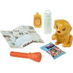 Mattel Barbie Hiking Doll Brunette, With Puppy Και 9 Accessories Including Backpack Pet Carrier, Map, Camera Και More GKH73 / GR