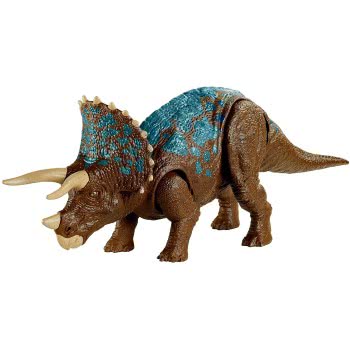 Mattel Jurassic World Sound Strike Triceratops Δεινόσαυρος Με Κινούμενα Μέλη, Λειτουργία Επίθεσης Και Ήχους GJN64 /  GVH66 88796