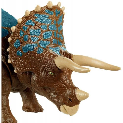 Mattel Jurassic World Sound Strike Triceratops Δεινόσαυρος Με Κινούμενα Μέλη, Λειτουργία Επίθεσης Και Ήχους GJN64 /  GVH66 88796