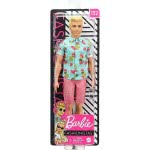 Mattel Barbie Ken Fashionistas Doll 152 With Sculpted Blonde Hair Wearing Blue Tropical-Print Shirt DWK44 / GYB04 887961966534