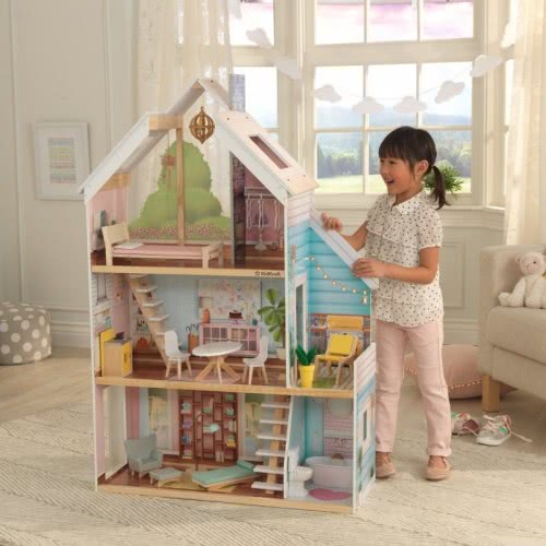 KidKraft Zoey Dollhouse Με Ez Kraft Assembly Κουκλόσπιτο 65960 706943010495