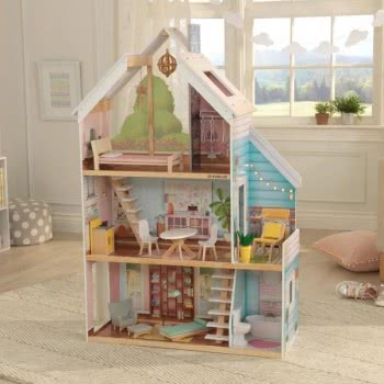 KidKraft Zoey Dollhouse Με Ez Kraft Assembly Κουκλόσπιτο 65960 706943010495