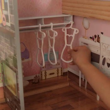 KidKraft Zoey Dollhouse Με Ez Kraft Assembly Κουκλόσπιτο 65960 706943010495