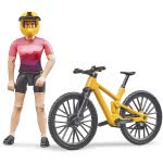 bruder Bworld Ποδήλατο Mountain Bike Με Γυναίκα Ποδηλάτη 63111 4001702631116