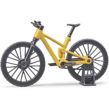 bruder Bworld Mountain Bike With Cyclist 63111 4001702631116