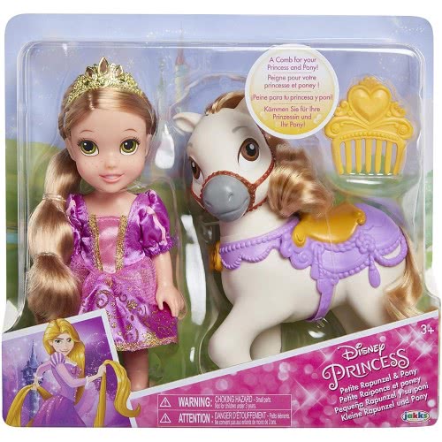 JAKKS PACIFIC Disney Princess Rapunzel Doll Και Pony Κούκλα Ραπουνζέλ Με Άλογο 95264 039897952642