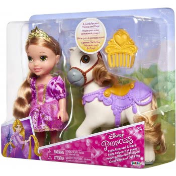 JAKKS PACIFIC Disney Princess Rapunzel Doll Και Pony Κούκλα Ραπουνζέλ Με Άλογο 95264 039897952642
